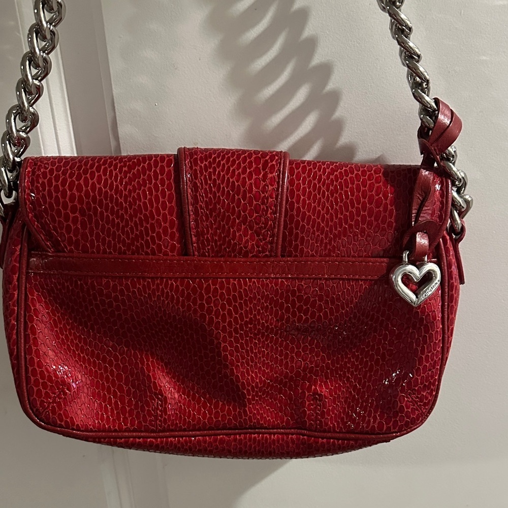 Brighton Cherry Red Nannette Shoulder Bag - Picture 3 of 7